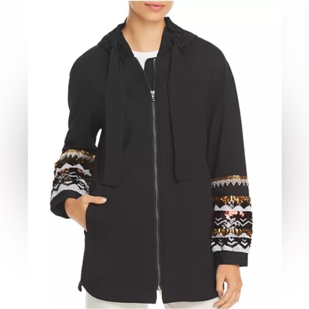 KOBI HALPERIN Milan embellished hooded jacket, M